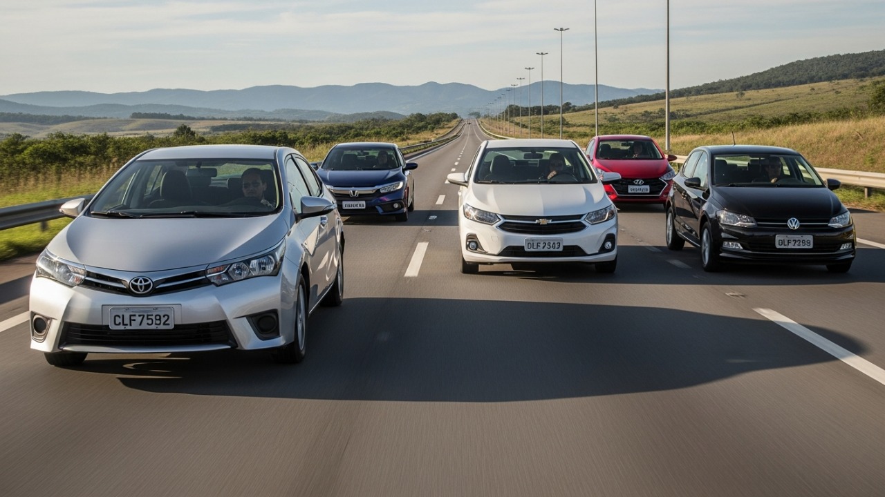 Carros mais confiáveis de 2026 se destacam para quem roda muito no Brasil