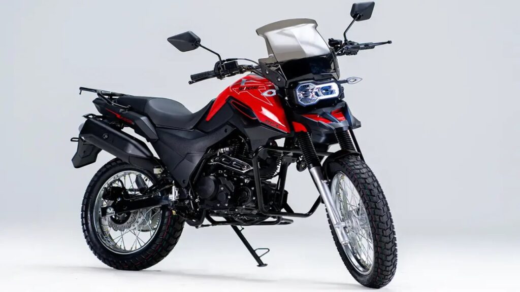 Shineray SHI 175 2026 entrega visual de big trail com motor econômico e preço acessível
