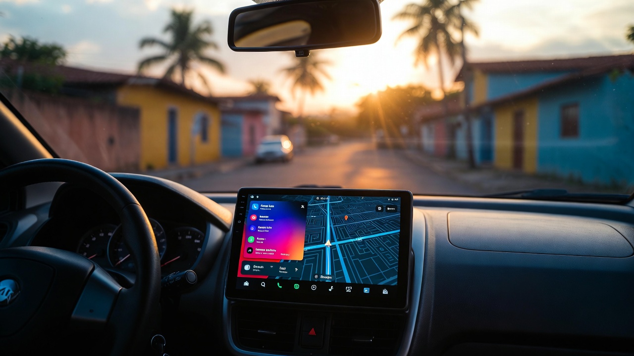 Como modernizar o painel do seu carro antigo com uma central multimídia