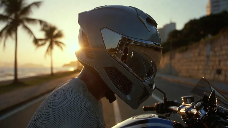 Os melhores equipamentos para andar de moto no verão brasileiro sem derreter