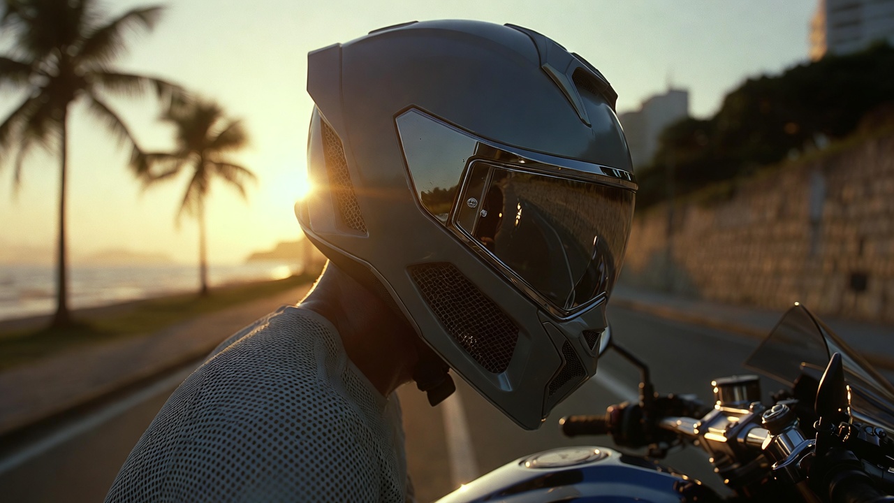 Os melhores equipamentos para andar de moto no verão brasileiro sem derreter