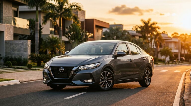 Nissan Sentra como opção de sedã executivo que equilibra consumo eficiente, acabamento luxuoso e preço competitivo no segmento
