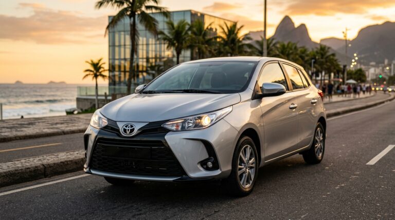 Toyota Yaris Hatch é referência em durabilidade mecânica, consumo eficiente e melhor custo-benefício entre os seminovos.