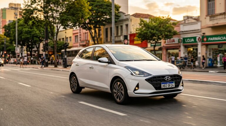 Hyundai HB20 Sense 1.0 combina eficiência energética e preço acessível, comprovando sua liderança em economia para o uso urbano