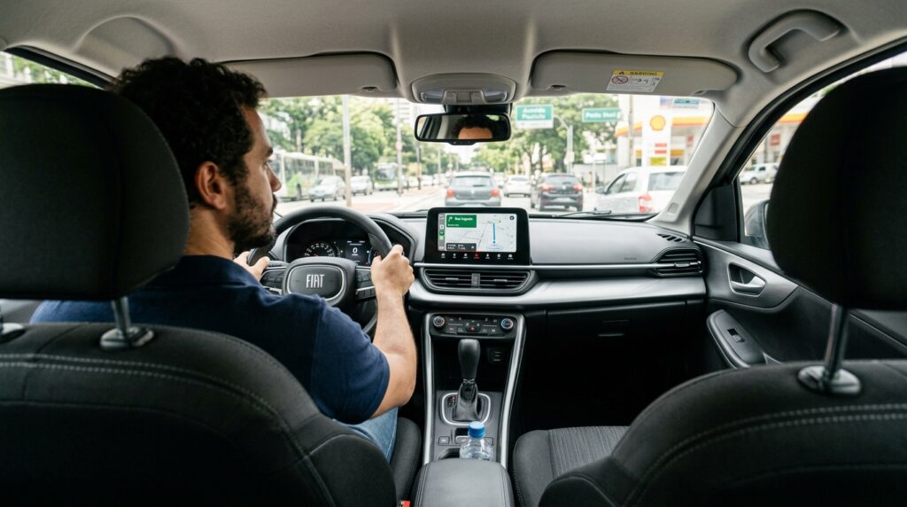 Um SUV cupê que faz 13 km/l no trânsito pesado e ainda entrega motor turbo e tecnologias premium? O Fiat Fastback faz isso por um preço que surpreende. Confira.