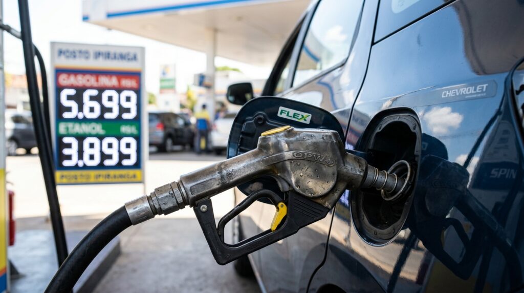 hevrolet Spin 2026 para famílias numerosas, destacando o baixo consumo na estrada, a recalibração do motor 1.8 e os preços competitivos como argumentos centrais.
