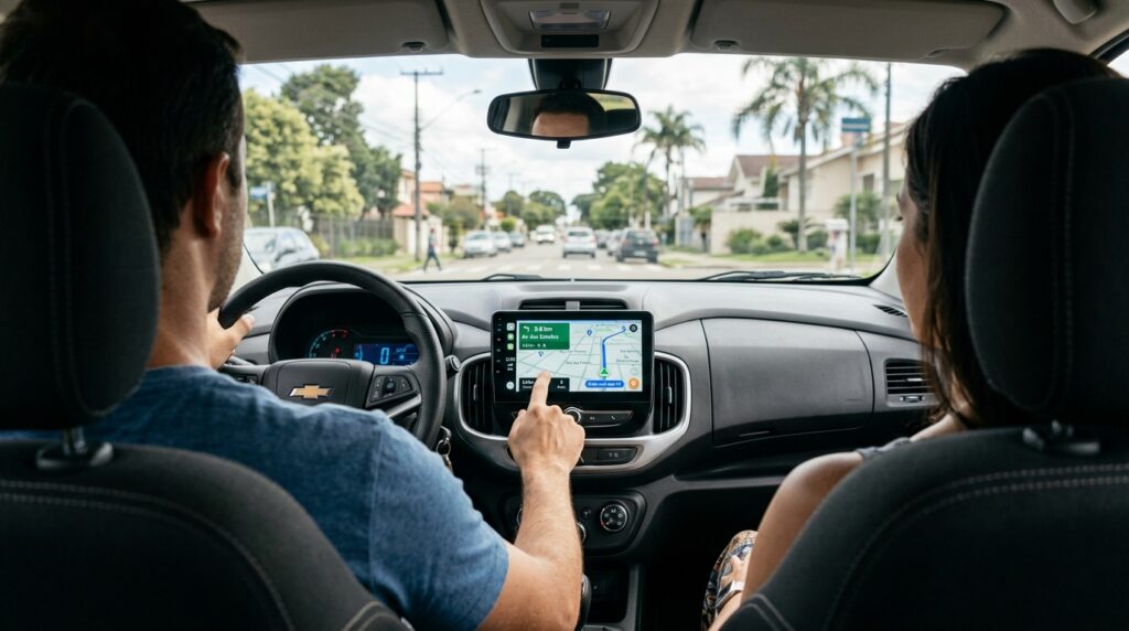 hevrolet Spin 2026 para famílias numerosas, destacando o baixo consumo na estrada, a recalibração do motor 1.8 e os preços competitivos como argumentos centrais.
