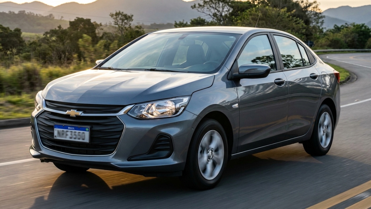 Chevrolet lança sedã que faz até 17,1 km/l e leva 500 litros no porta-malas