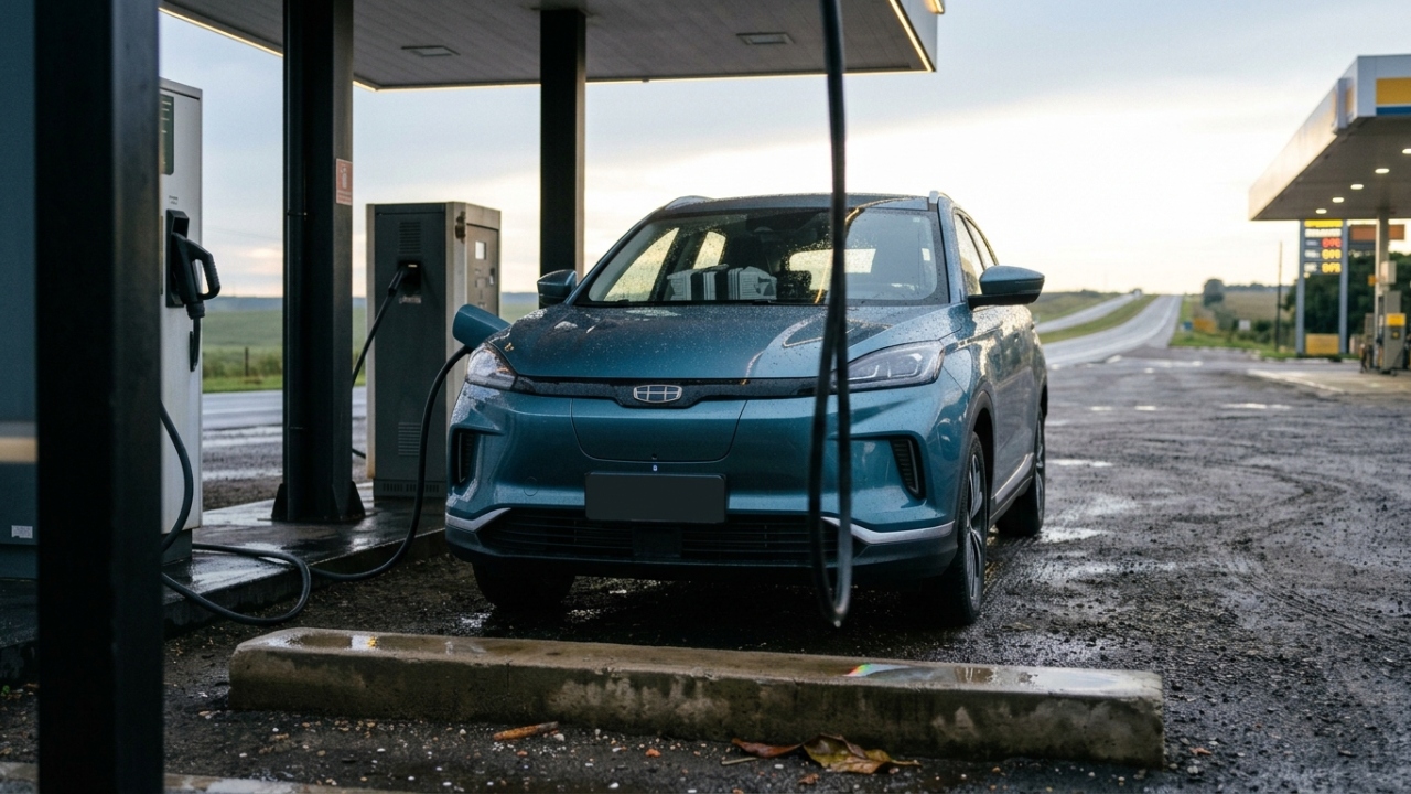 Geely EX5 EM-i Ultra combina alcance elétrico e familiar