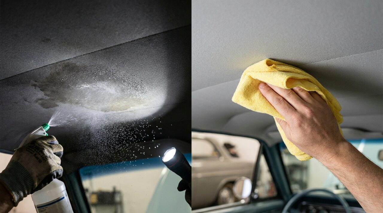 Como limpar o forro do teto sem encharcar o tecido
