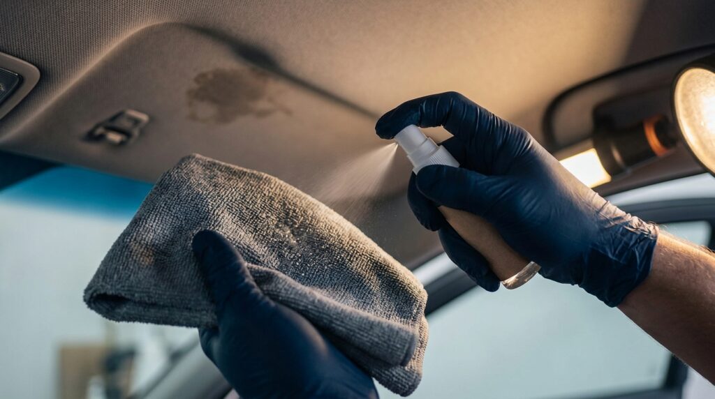 Como limpar o forro do teto sem encharcar o tecido