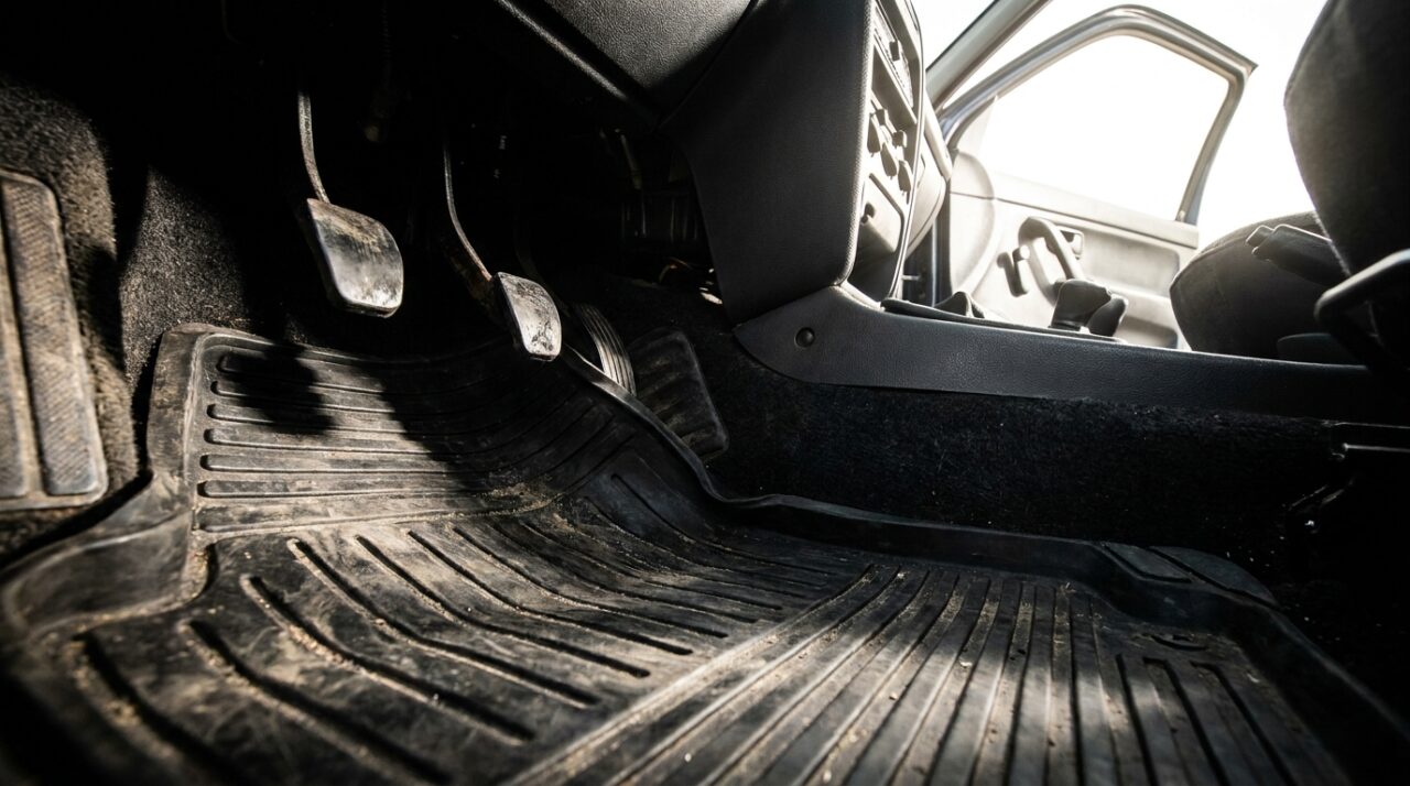 Como limpar e secar os tapetes do carro sem mau cheiro