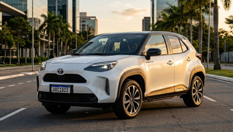 Toyota lança SUV híbrido flex que faz até 17,9 km/l na cidade, tem garantia de até 10 anos e mira os compactos mais vendidos do Brasil