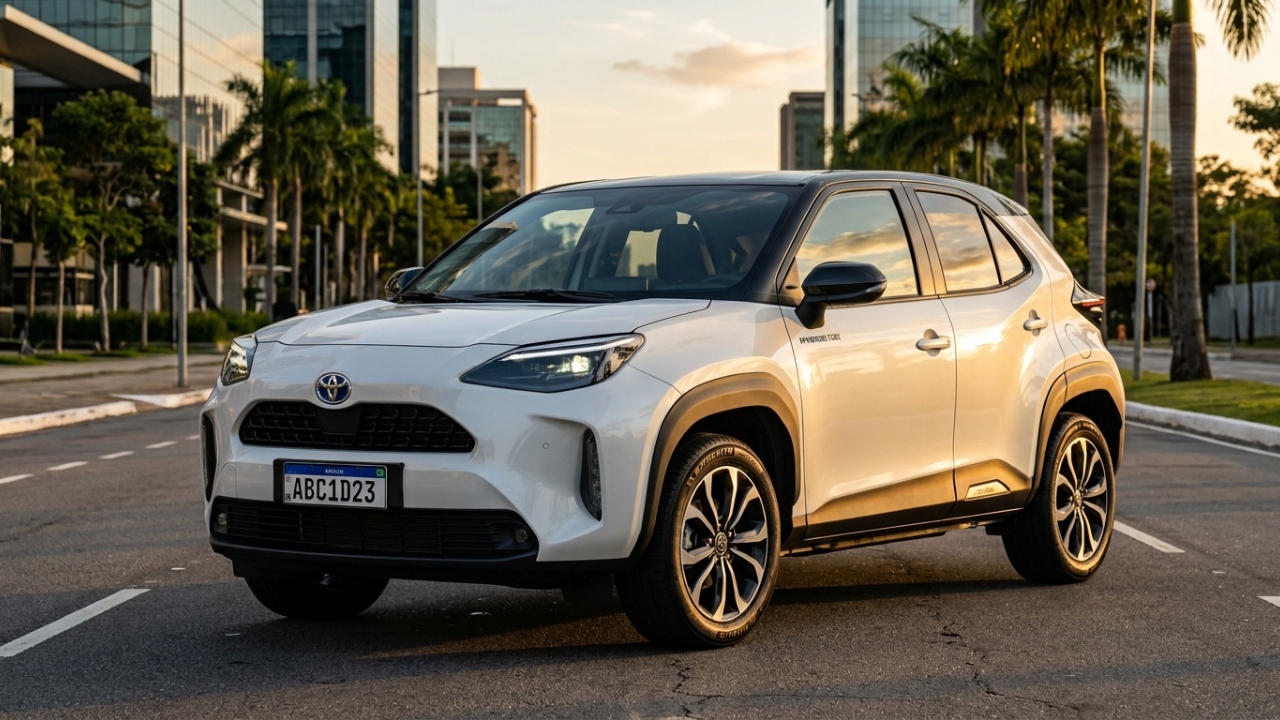 Toyota lança SUV híbrido flex que faz até 17,9 km/l na cidade, tem garantia de até 10 anos e mira os compactos mais vendidos do Brasil