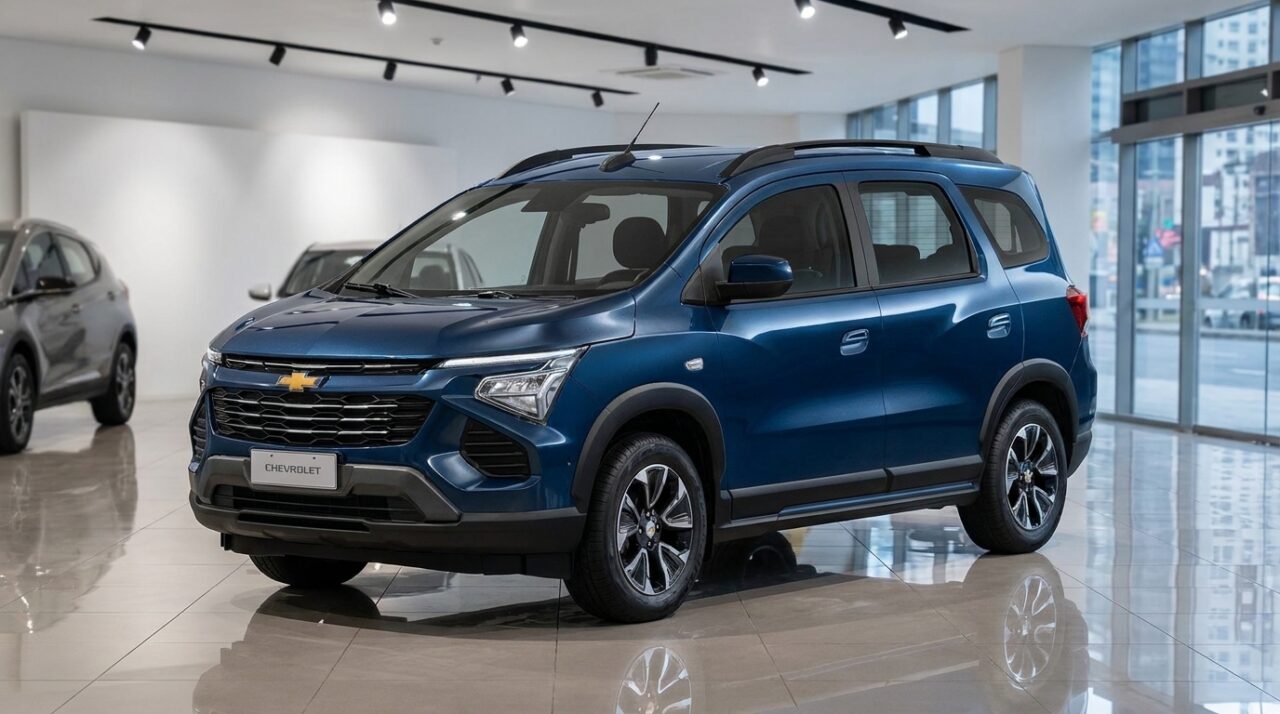 Chevrolet Spin: sete lugares, espaço e custo familiar